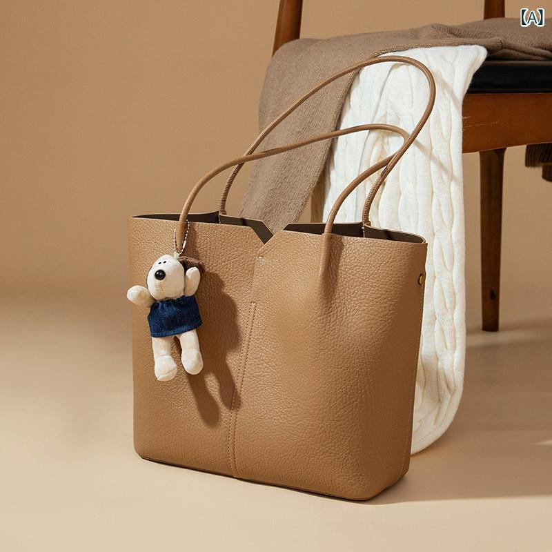 ショルダーバッグ トートバッグ ママバッグ プチプラ トートバッグ レディース 春夏 高級 感 通勤大容量 レディースバッグ ショルダー 大きめ バッグ｜ホープ
