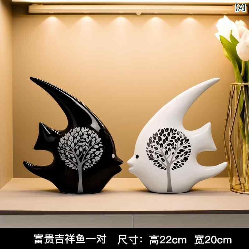 室内装飾 今めかしい 今めかしいで 分かりやすい 陶器 かざり付ける品 老人ホーム 付属品 ぶどう酒 収納家具 テレビ受像機収納家具の かざり付ける な 学習机 とっ始め リビング 御部屋の 魚の