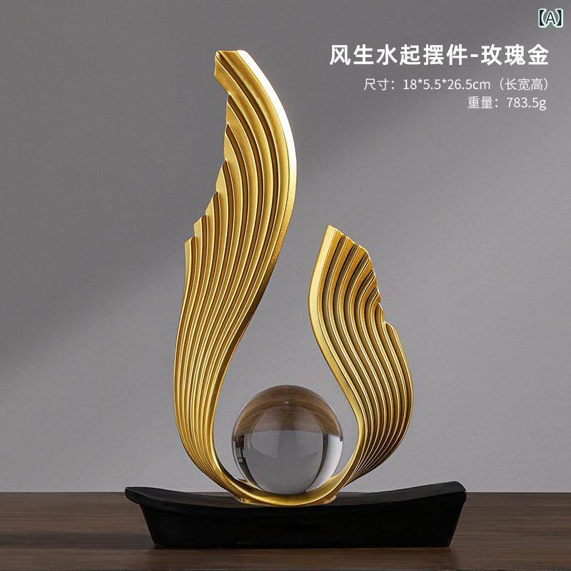 インテリア プレゼント 風 水 器の 装飾品 高級 ワイン キャビネットの リビング ルーム 繁栄 した 家庭の テレビキャビネット 軽い ハイエンド アートワーク