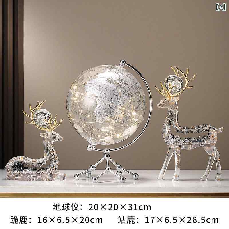 置物 プレゼント 軽くてな 幸運の 鹿の 装飾品 高級 オフィス ホーム ワイン キャビネット ポーチ 装飾 リビング ルーム テレビキャビネット モダン 家具