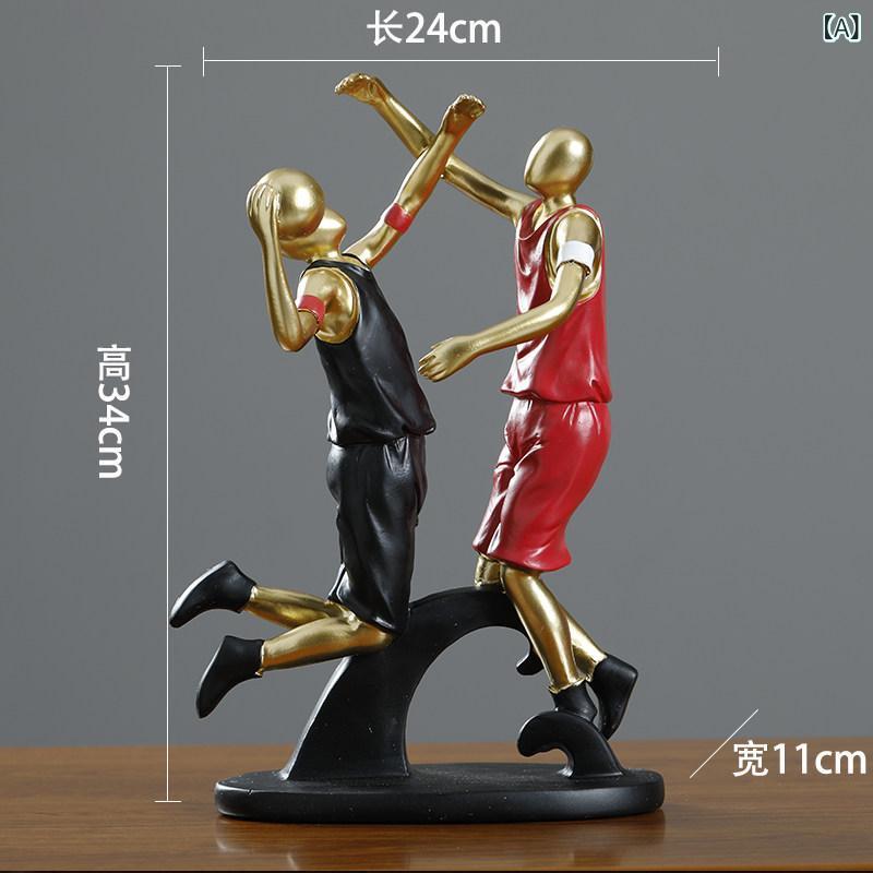 インテリア オブジェ モダンで シンプル バスケットボールの 装飾品 ホーム テレビ ワイン キャビネット 装飾 オフィス 研究 ライト 高級 ハイエンドの