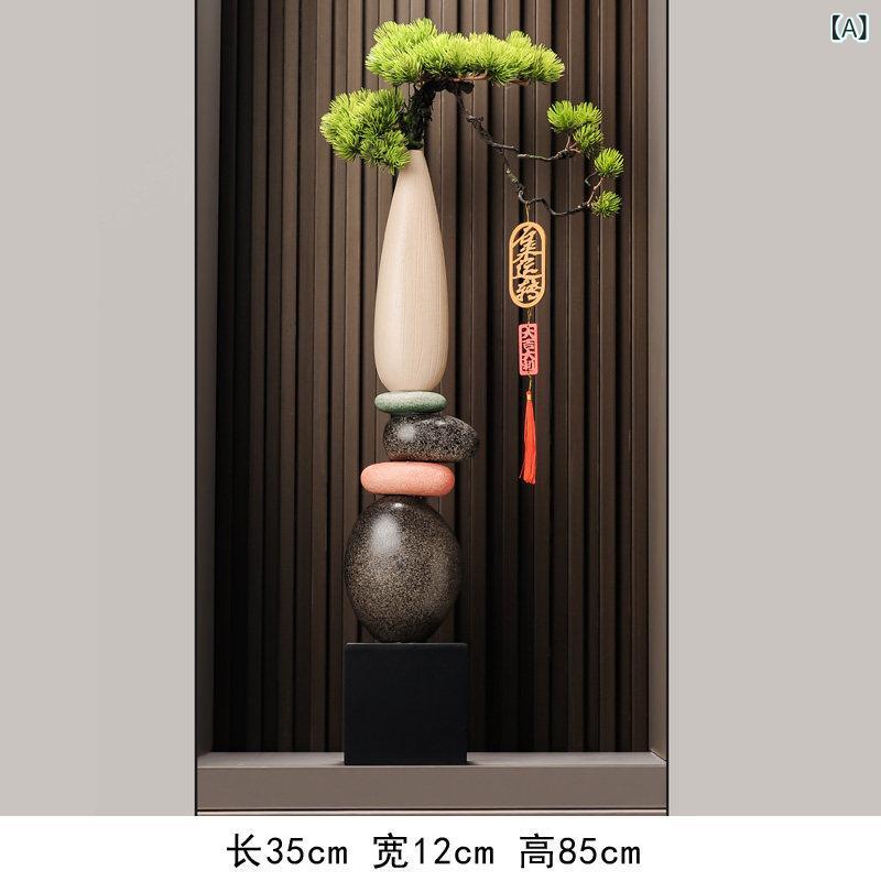 室内装飾 オブジェ  瀬戸もの風 入り口・入口 合財袋 石は 花立ての かざり付ける品を リビング 御部屋に 変える 時めく した 家の 細身の 垂直方向の 高さ かざり付ける