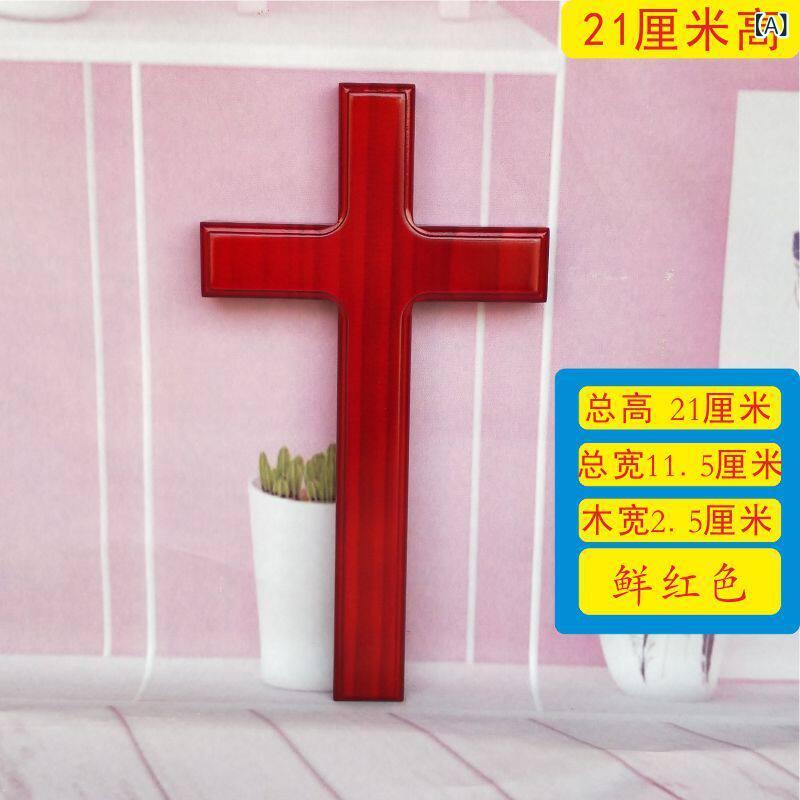 オシャレ 室内装飾  末たのもしい 真っ赤 十字の 壁の かざり付ける 純一無雑材 木製 シャンデリヤ 分かりやすい 身寄り用 飾りつけ