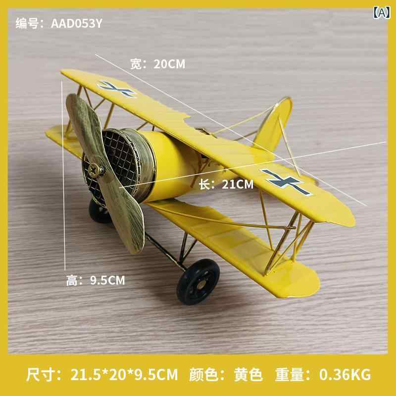 室内装飾 オブジェ  レトロ 航空機 亜米利加第 二次 地球 戦争状態の ひな型 鉄 住まいの リビング 御部屋の 小っちゃい かざり付ける品 ぶどう酒 押し込みの かざり付ける