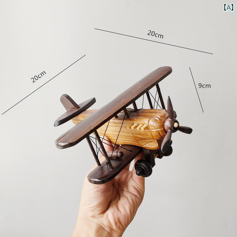 インテリア オブジェ な 無垢材の 飛行機 車 オートバイの 家の 装飾 装飾品 レトロ アメリカン ワイン キャビネット