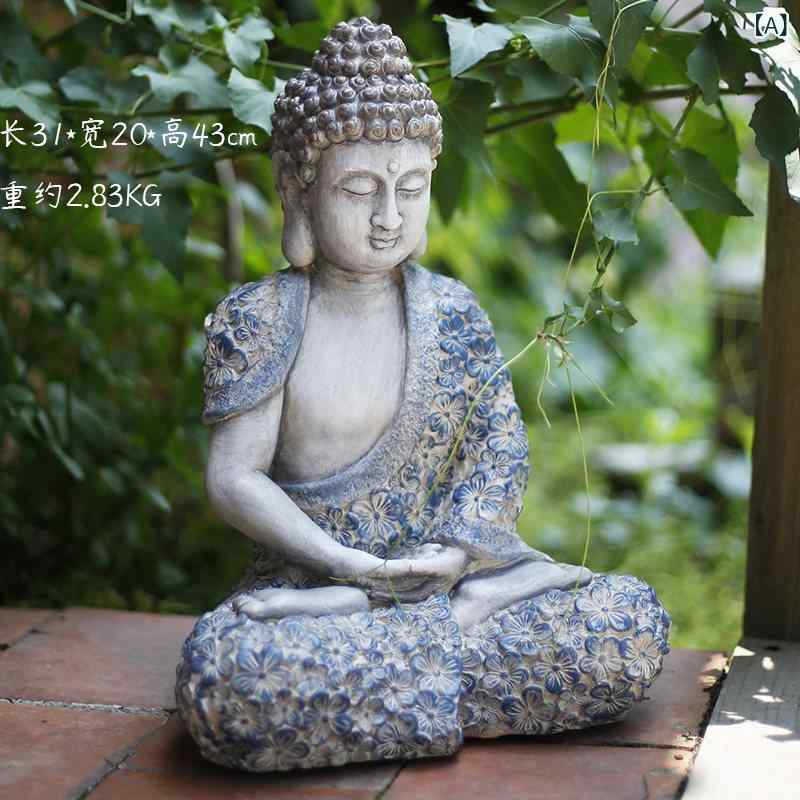 室内装飾 今めかしい  瀬戸もの風 最上 階の 禅 仏像の かざり付ける 内庭 露台 園地中庭 レイアウト 見晴らし 離宮の