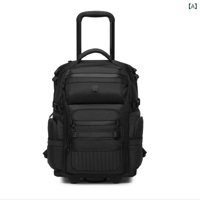 送料無料 ボディバッグ ショルダー バックパック OZUKO 多 機能 トロリー 旅行 バッグ メンズ 出張 搭乗 バック パック 持ち 運び 可能 タグボート バッグ