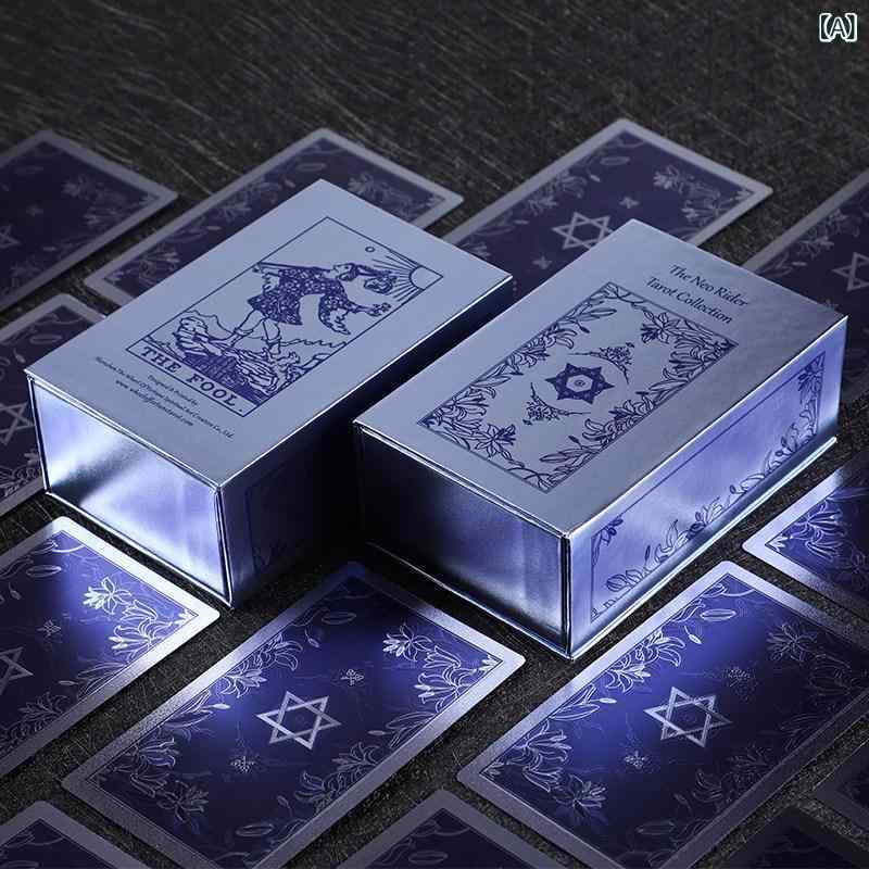 カード ゲーム プレゼント 新 世紀 ウェイト タロット コレクション 金箔 フル セット PET 素材 七つの大 罪