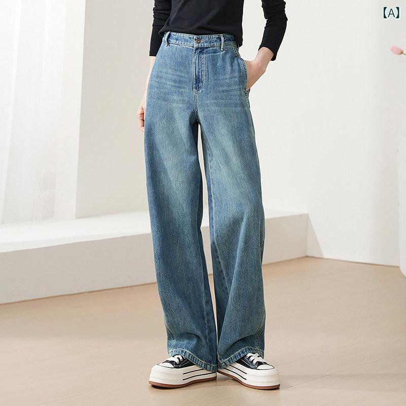 レディース デニム パンツ 益 陽 バナナ ジーンズ 2025 春 ゆったり 肉を 隠して 痩せる 大きいサイズ パパ 鎌 パンツ｜ホープ