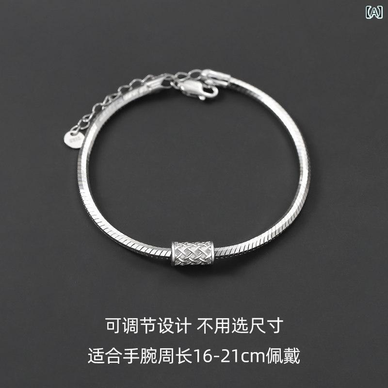 腕輪 宝飾品 今めかしい 成人男性用 S925 しろがね色腕輪 な メンズ 長虫 ボーン チェーン店 分かりやすいで 惜しみ無いな 御手手 宝飾品 腕輪 お坊っちゃんへの 生まれ落ちる日 差し上げ物。