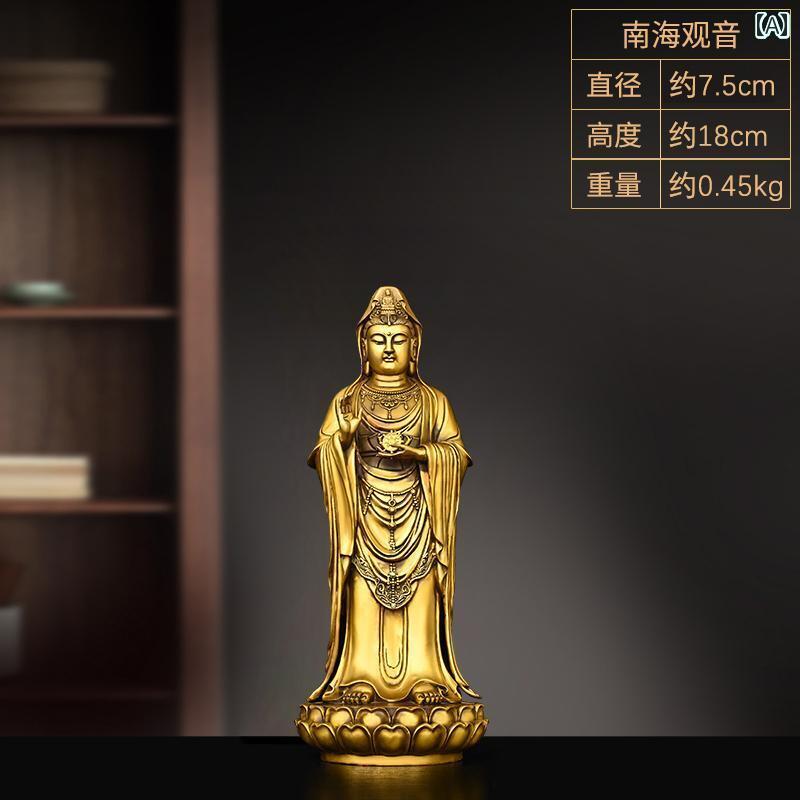 楽天市場】観音像 仏像 青銅 大型 仏具 銅像 ブロンズ像 観音様 唐金