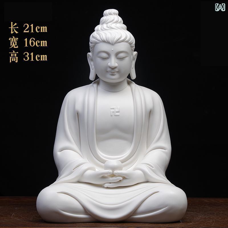 楽天市場】仏像 大型 陶器製 如来像 釈迦如来 中国風 禅スタイル