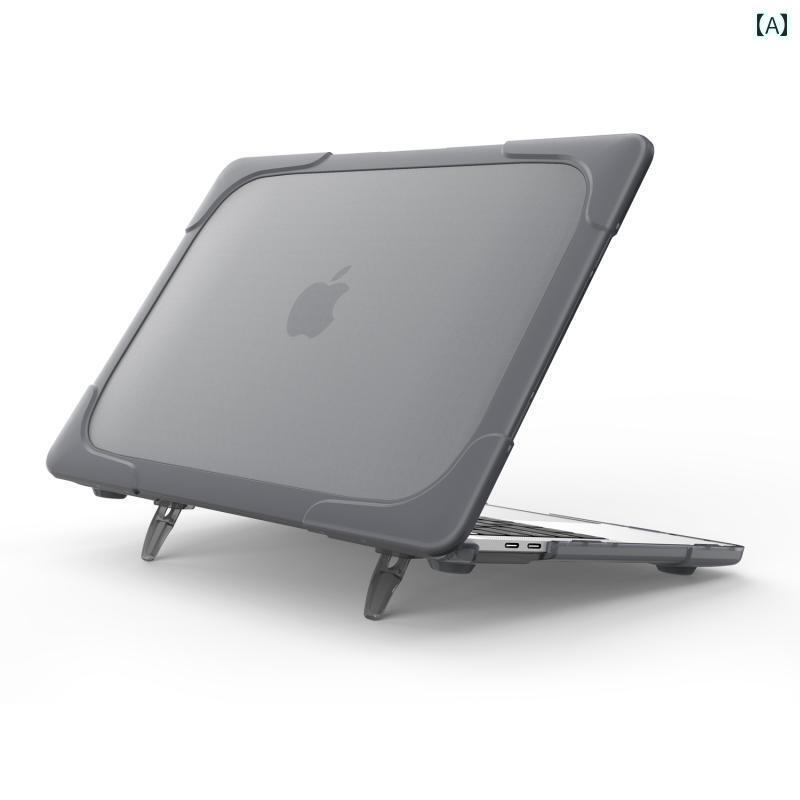 オシャレ ケース シンプル MacBook 保護 ケース Air Apple 13インチ M 2 ノート ブック カバー Mac Pro 落下 防止 コンピュータ 142インチ フル パッケージ アクセサリー シェル 1 16 シンプル ブラケット 付き