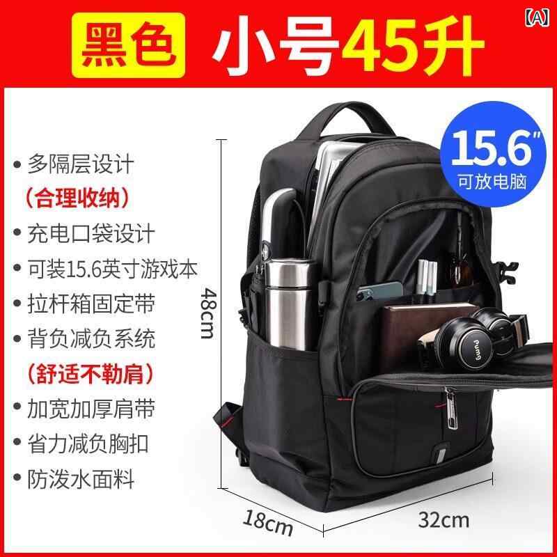 便利 カバン リュック ドイツ製 メンズ バック パック大容量 搭乗 旅行 バッグ 出張 パソコン パック 多機能 中学生 スクール