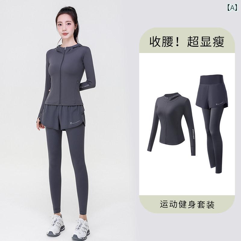 セットアップ　ジャージ　韓国 ランニング スポーツ スーツ 女性 2024 秋冬 ファッション フィットネス 服 プロの 登山 速乾 ジャケット スリム ヨガ