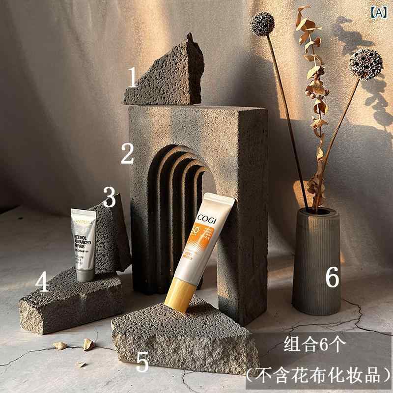 室内装飾 オブジェ 格好のいい 生石灰 岩の 幾何学学的な アーチ形の かざり付ける的な かざり付ける品 不規則さな 石の 活動写真の 周囲の状況 見せびらかす 静物画 生産物の 活動写真