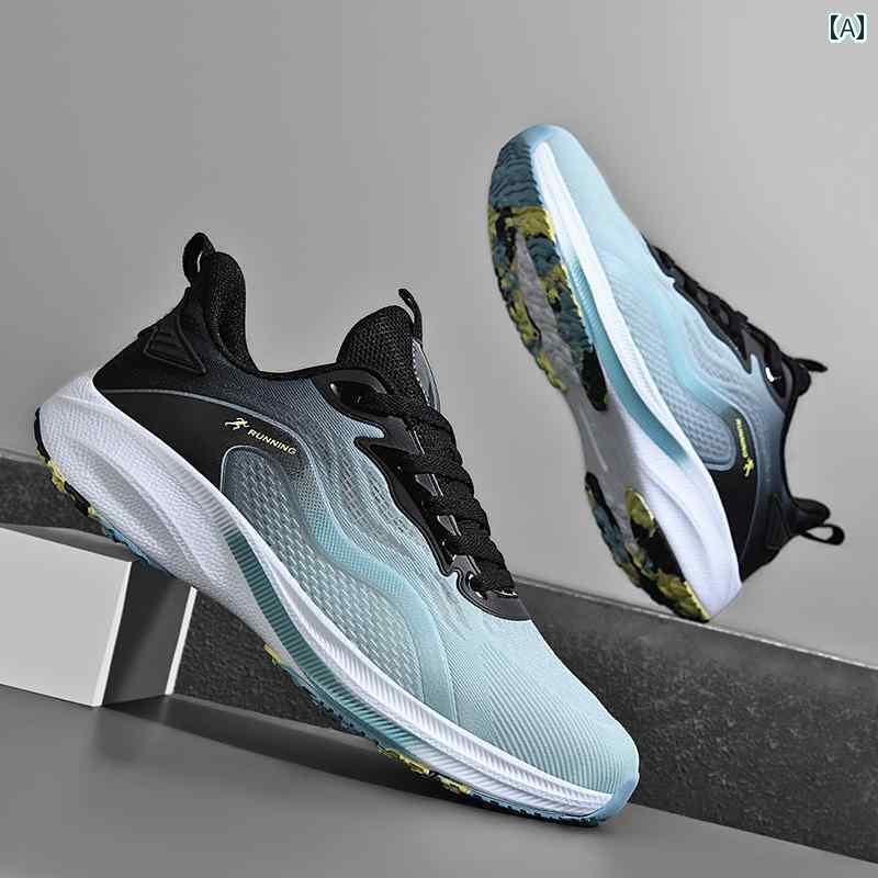 ランニング シューズ 靴 メンズ スポーツ シューズ 2025 春 ランニング メッシュ 高校 受験 レジャー 46 軍事 訓練 47 衝撃 吸収 48 大きいサイズ