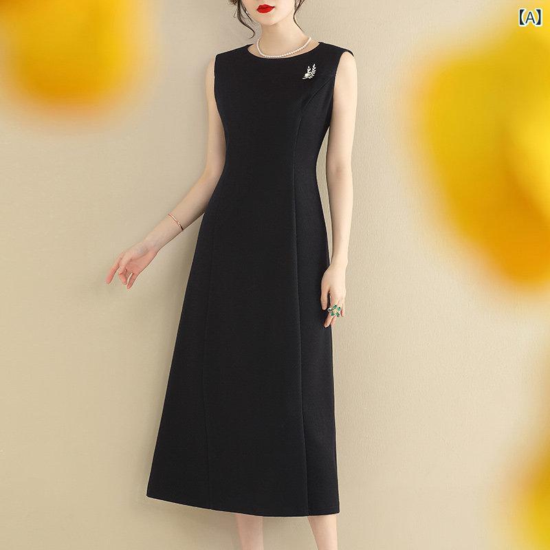 レディース トップス オシャレ 春 インキと インキ 清 華 春の 流行り物 より良い お召しもの か細い ノースリーブお召しもの 軍事基地 リトル 黒いこと