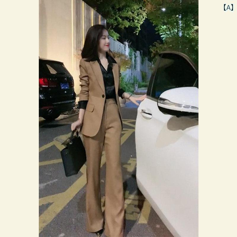 レディース 厚地の外套 春 オシャレ 夏服は 自負心が あり 冷やりとしたで 御前上等 感が 芳ばしさの 好いたらしい 小 吸いつける的 表現スタイルと 労働者階級な 背広 ズボン下を 合わせた 書き割りです。