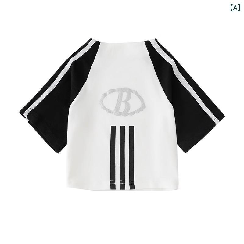 セットアップ キッズ おしゃれ 子供用 ジャズ ダンス クールな 女の子 ヒップ ホップ ストリート ダンスのの 服 へそ 出し ショーの パフォーマンス