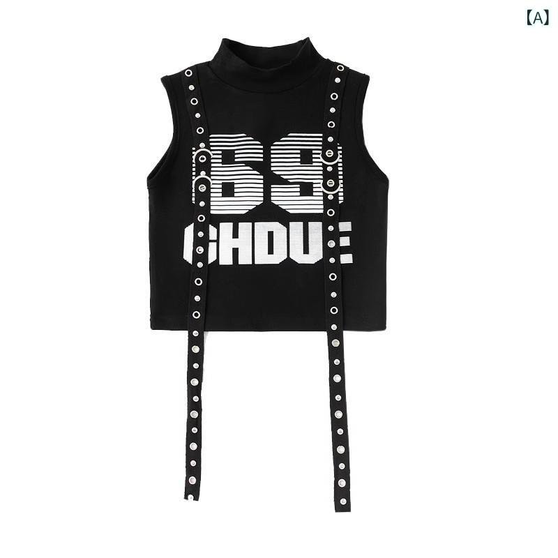 ダンス衣装 セットアップ 女の子 ジャズ ダンス パフォーマンス 服 ヒップ ホップ キャットウォーク へそ 出し 子供用 ストリート ファッション