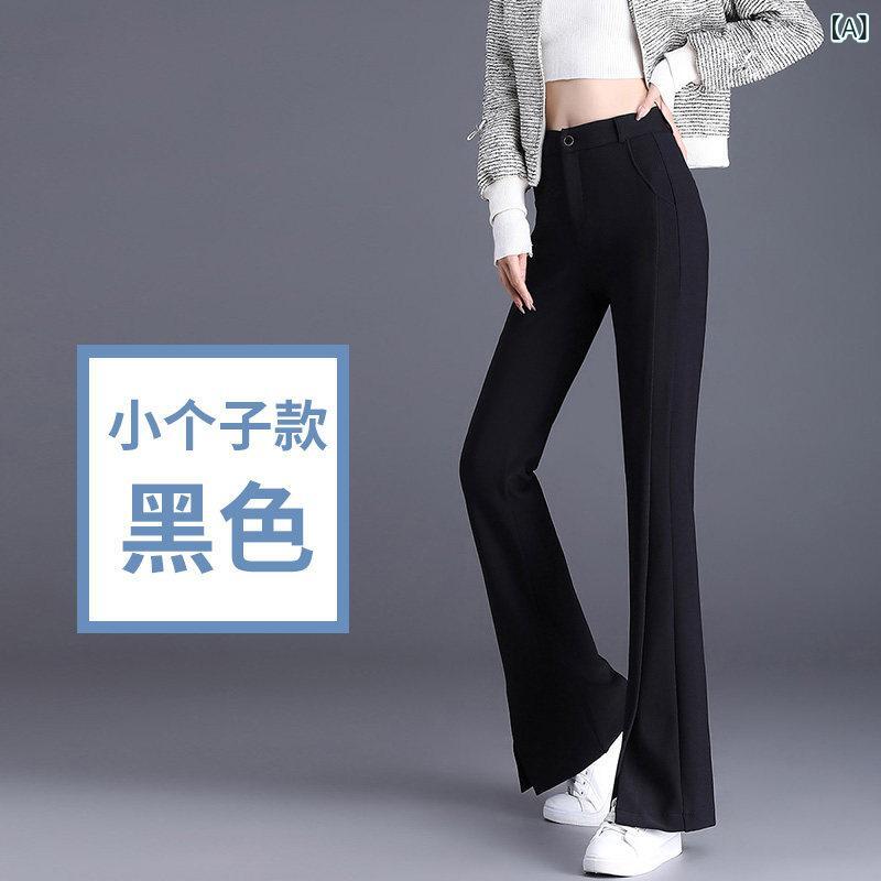 レディース パンツ きれいめ 大きめ サイズ mm トール ベルボトムパンツ レディース 200 キャティ 拡張 裏起毛 厚手 モップ スーツ パンツ