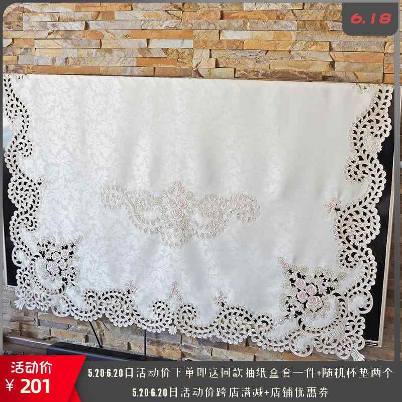テレビカバー テレビガード オシャレ 刺繍 テレビ カバー 家庭用 ダストカバー 55インチ 65インチ LCD ハンギング ブーツなし 布 ユニバーサル｜ホープ 9,417円