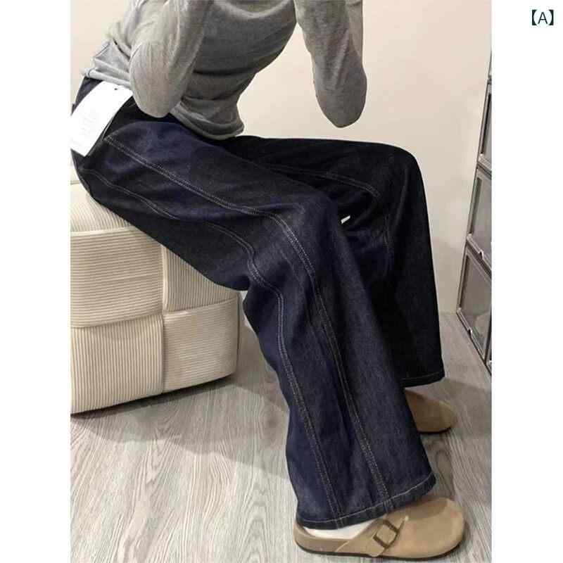 マタニティ ハイウエスト マタニティパンツ マタニティパンツ 春秋 アウター 2025 新型 お腹を 締め付けない 洋 ナシ 体型 小さめ ワイド レッグ デニムパンツ 春 着