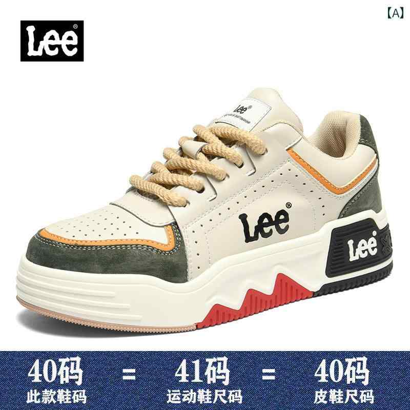 スニーカー メンズ 好いたらしいめ 成年者 スニーカー メンズ 好いたらしいめ 成年者 Lee メンズシューズ 2025 春 運動競技 心地よい シューズ メンズ 厚底 革 スニーカー 身たけ 引きあげる
