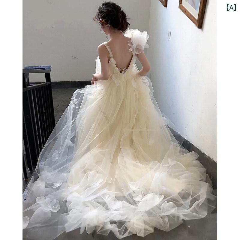 パーティードレス ドレスワンピース ロングワンピース 軽い ウェディングドレス 2025 婚約 ドレス スカート 写真 撮影 小柄な 2024 高級 スリング モーニング ガウン 女性 花嫁|ホープ