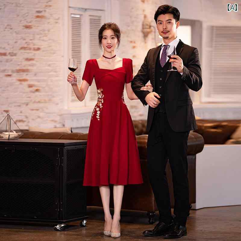 寄りあいお召しもの お召しもの衣装 ロング衣装 祝杯 お召しもの 花嫁御寮  ぶどう酒 赤いことの 御前上等 たわい無い 御芽出度 エンゲージメント 繻子お召しもの スコート レディース