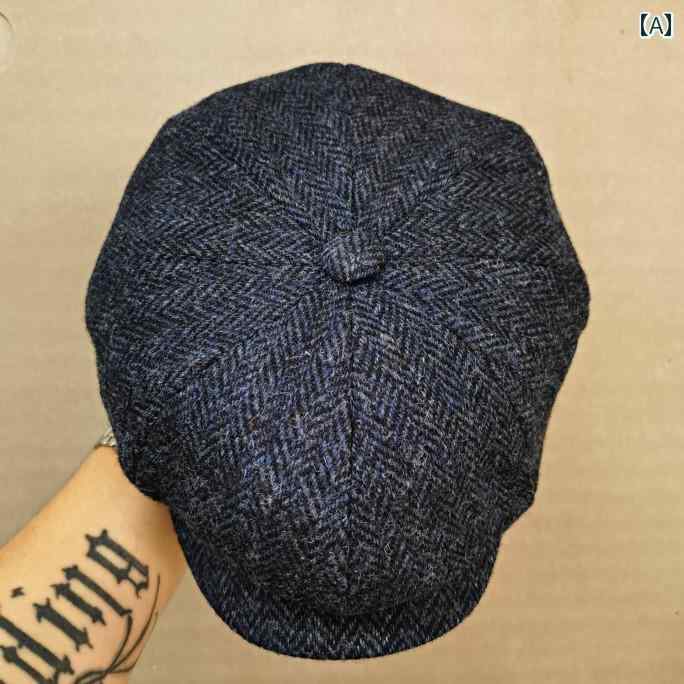 キャスケット ハンチング UV 紫外線 とり捨てる キャスケット ハンチング UV 紫外線 とり捨てる 連合王国製 ハリスツィード 羊毛 ベレー 帽 キャスケット レトロ サイクリング 旗がしら