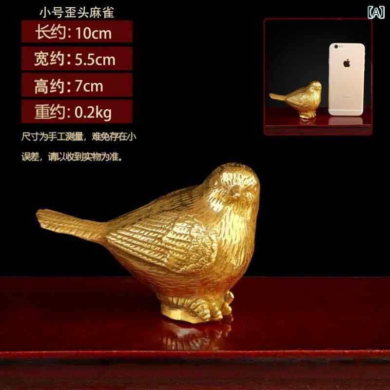 室内装飾小物 飾りつけ かざり付ける 銅製の 鳥の ありの実 長閑やかさの 鳩 黄雀 かざり付ける品 屋内 リビング お部屋 事務机 いの一番 鵲 見せびらかす 備品