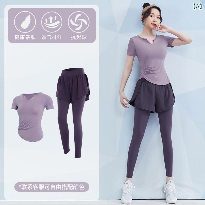 ヨガウェア トップス レディース 女性用 ヨガ スーツ 春夏の プロ ランニング スポーツ トップス ピラティス トレーニング スリミングと 通気性の ある フィットネスウェア