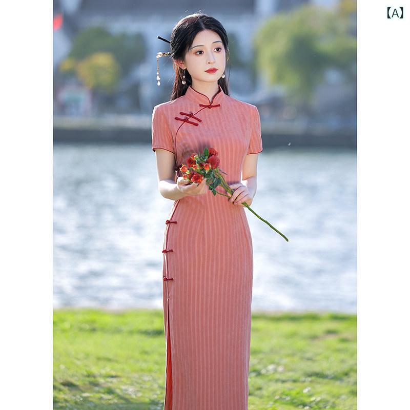 お召しもの衣装 ロングスコート お召しもの サクラ色の 瀬戸もの お召しものは 若押し出し 御姉さん 年の 夏の 文学研究的な 中華 瀬戸もの風 日常 着を  しました