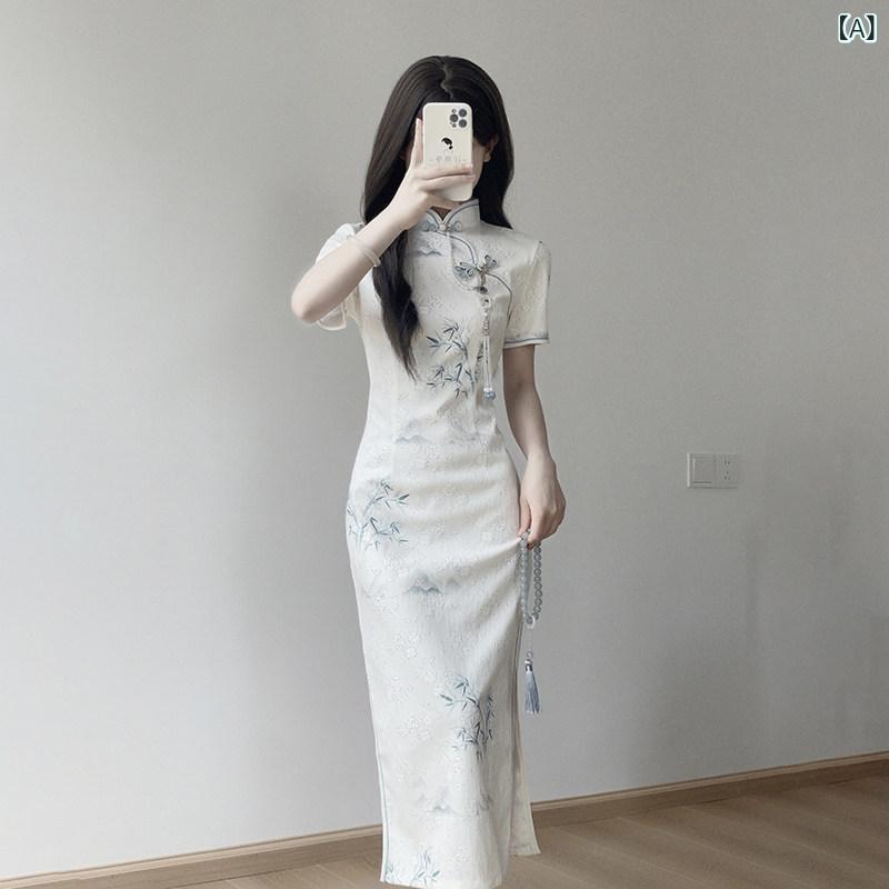 衣装 半袖 ロング衣装 ティン ユエ リン 瀬戸もの お召しもの の 御前上等 御姉さん お召しものは 瀬戸もの風 素晴らしい 夏の 日常を  しました