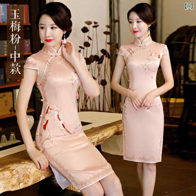 衣装 半袖 ロング衣装 蘇 州 刺しゅう 遊撃手 瀬戸もの お召しもの 春夏  新型 うしろ帯 デイリー 若い衆 表現スタイル か細い 艶っぽい
