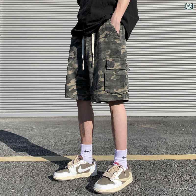 迷彩 カモ柄 パンツ メンズショート パンツ アメリカン サマー カモフラージュ 綿 カジュアル 薄手 スポーツ ボーイズ ショート