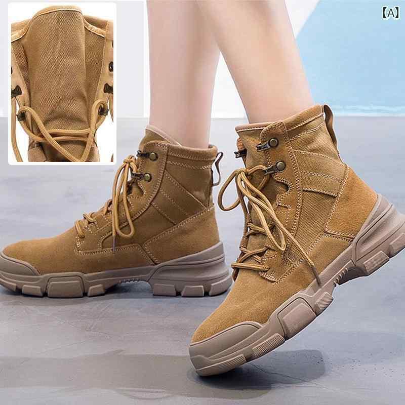 スニーカー オシャレ ドイツ製 ハイキング シューズ 男女兼用 アウトドア 防水 滑り止め ハイカット オール シーズン 対応 登山 デザート ブーツ 軽量