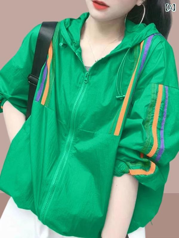 レディース トップス かわいい 日焼け防止 服 レディース 夏 薄手 2025 韓国 ゆったり 大きいサイズ 小さい フード付き エアコン カーディガンジャケット｜ホープ