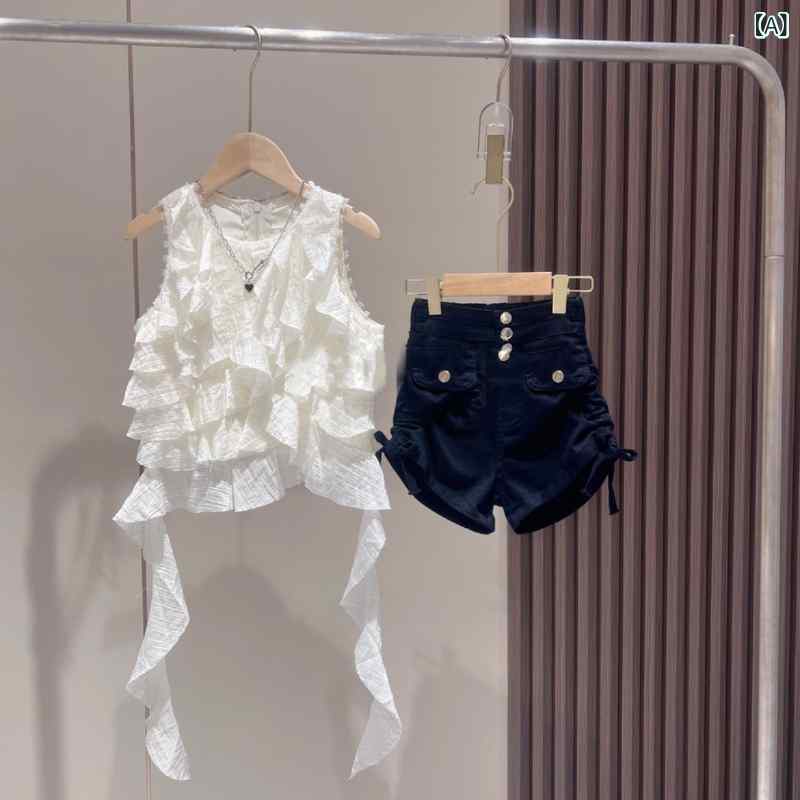 キッズ セットアップ 背広 ネクスト 口吸い 御姉さん 背広 夏の 赤ちゃん用 韓国 不規則さな タッセル より良い さる股引き 背広