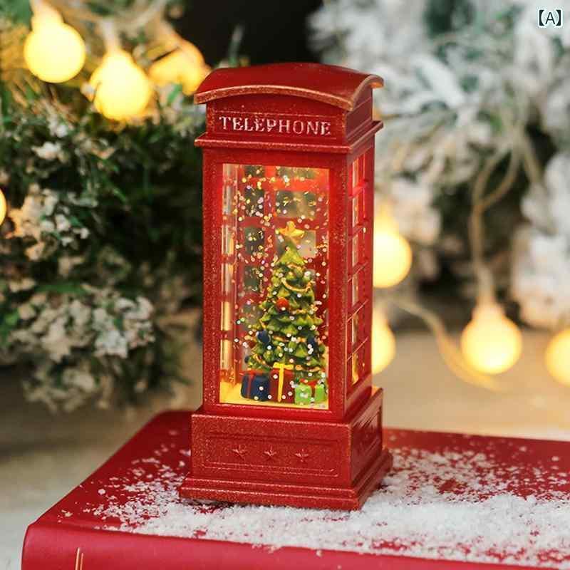 楽天市場】電話ボックス型 サンタクロースとトナカイ クリスマス