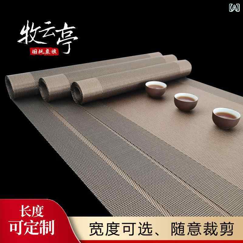 テーブル ランナー おしゃれ ティーテーブル ランナー マット クロス テーブル レトロ クロスティー フラッグ 中国 禅 スタイル