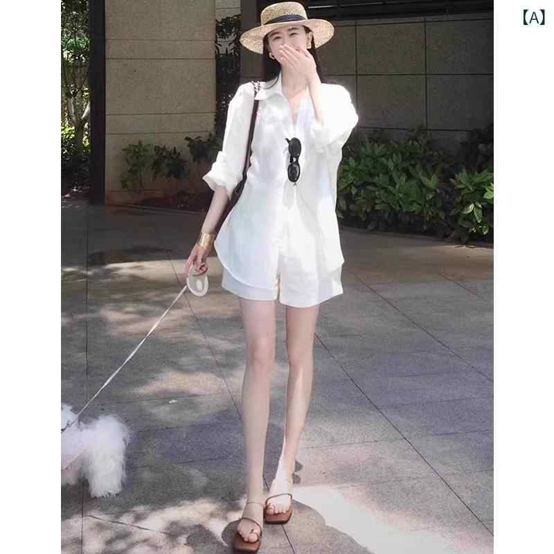 秋服 ティーシャツ オシャレ 綿織物と リネンの レディース 御膳上等 背広 余暇 ひと休み 白 ティーシャツ 遊撃手 ズボン下 夏 流行り物 日焼押しとどめる リネン 年寄りの 先だつもの お召しもの Tシャツ・カットソー-トップス-メンズファッション