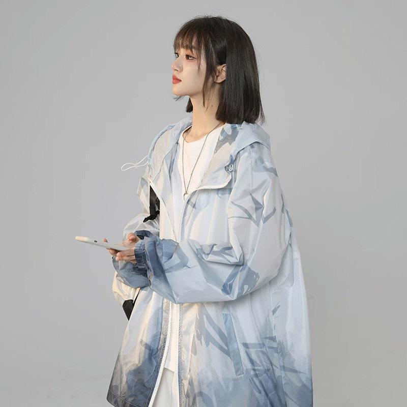 レディース 春夏 日焼け防止服 UVカット 薄手 ゆったり 大きめ 軽量 アウトドア ジャケット 長袖 トップス 通勤 普段使い 散歩 旅行 吸湿速乾 伸縮性|ホープ