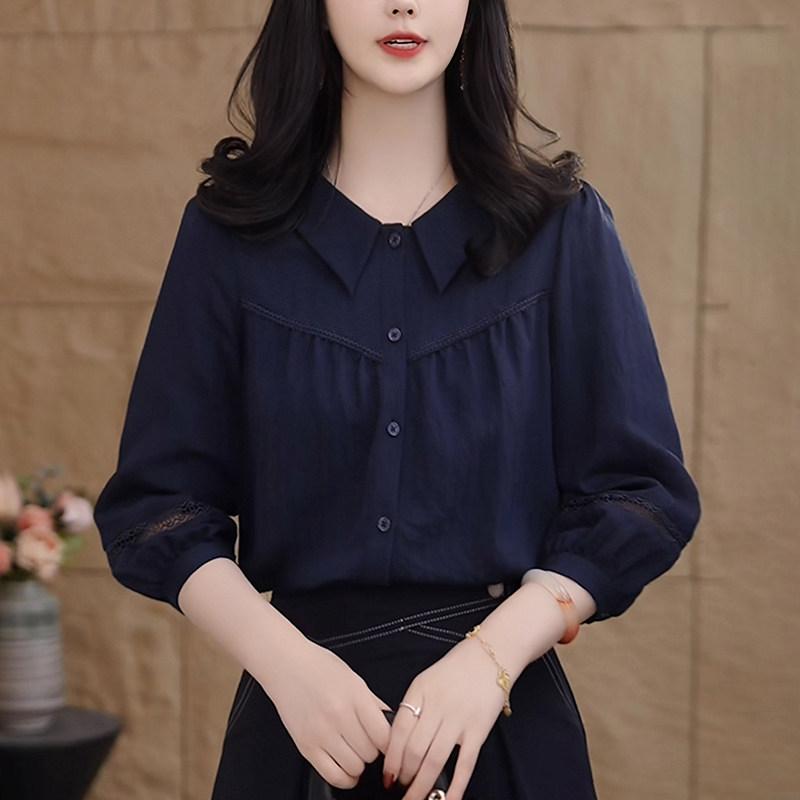 シャツ レディース 夏 麻 ゆったり カジュアル ドールカラー トップス 高級感 スリム おしゃれ 若見え 通気性 軽量 普段使い