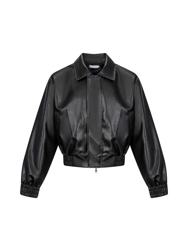 メンズ 革ジャケット フィット ショート丈 肩パッド アメリカン レトロ ボクシーシルエット カジュアル アウター ストリートファッション ビンテージスタイル