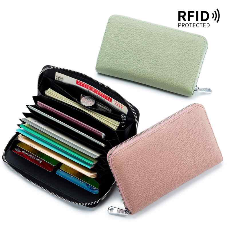 レディース 長財布 アコーディオン式 パスポート対応 通帳入れ 革 RFID保護 手帳型 旅行用 日常使い コンパクト 収納力 高級感 女性向け 機能的 x2