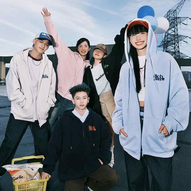 パーカー メンズ フード付き ジッパー 春秋 アウター 厚手 カジュアル 普段使い コットン混 ロゴプリント ユニセックス ペアコーデ