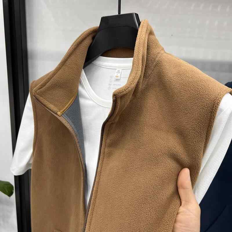 メンズ 秋冬 フリース シェルパ ファスナー  上衣 より良い 情の籠もった アウター 軽さ 普段使い走り 成人男性用 トップス